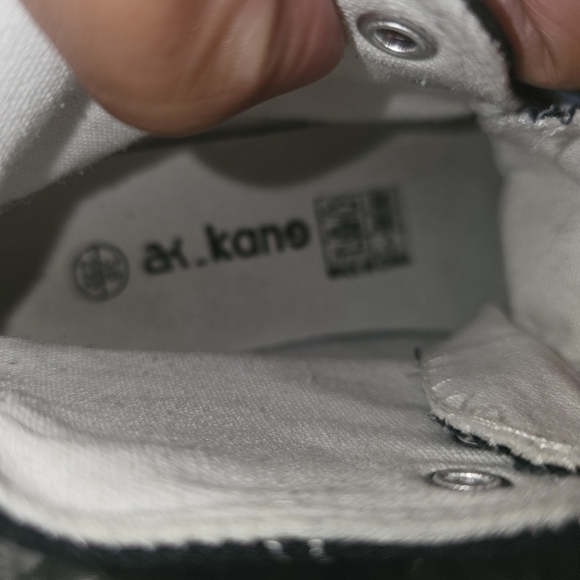 Rainbow Canvas Converse Style High Top | Rainbow Sole Size 4=36 - Picture 10 of 13